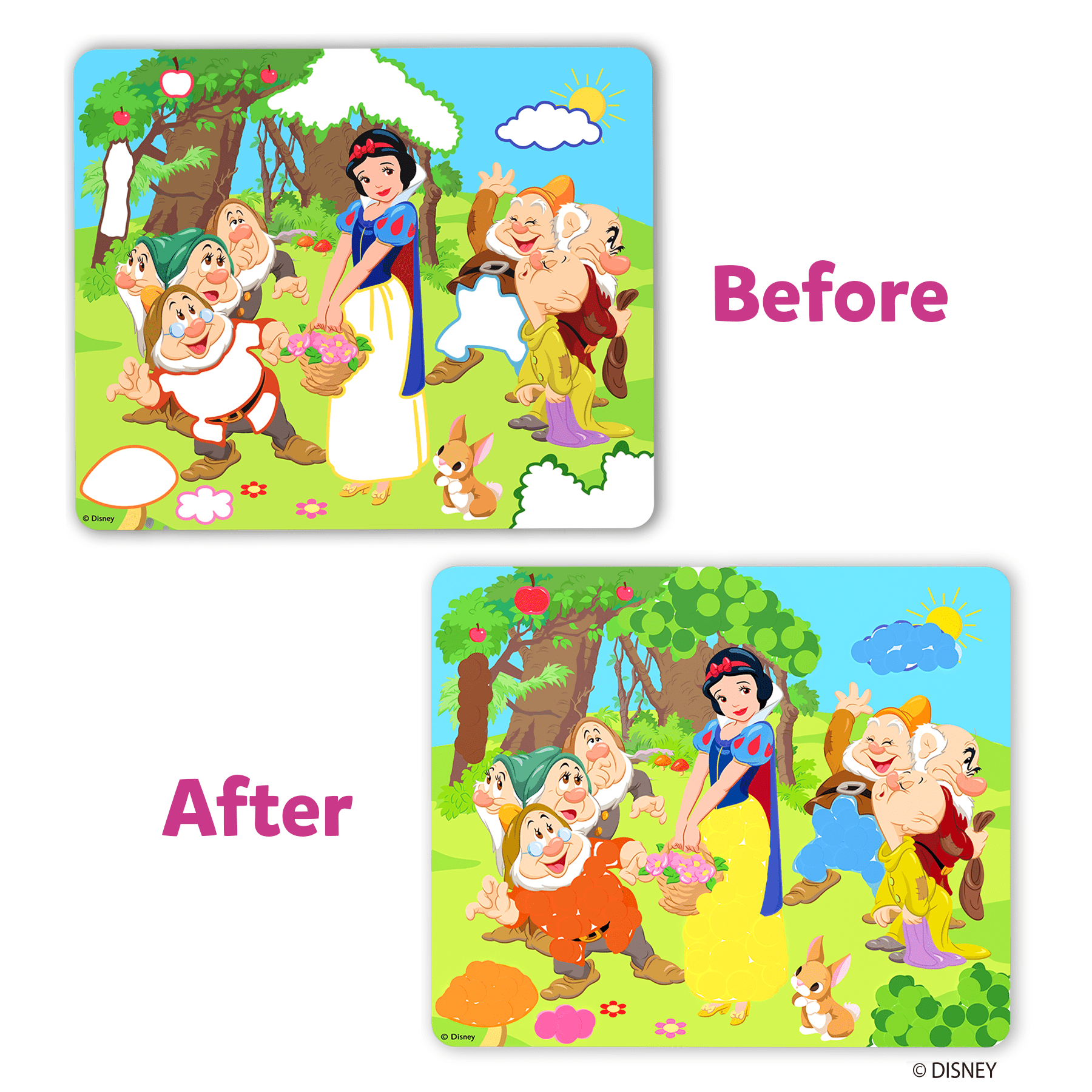 Skillmatics Colored Dot Sticker Art Activity, Disney Princess, Mess-Free Fun, Gifts for Kids Ages 3-7