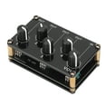 thumbnail image 1 of 4 Channel Line Mixer, Mini Stereo 4 Channel Line Mixer Plug And Play Professional Easy To Control Black  For Mixing Instrument, 1 of 8