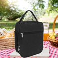thumbnail image 4 of Bolsa de Almuerzo con Refrigerador Aislado, Bolsa de Almuerzo de Lona Impermeable, Bolsa de Almuerzo para Hombres y Mujeres, (negro), 4 of 4