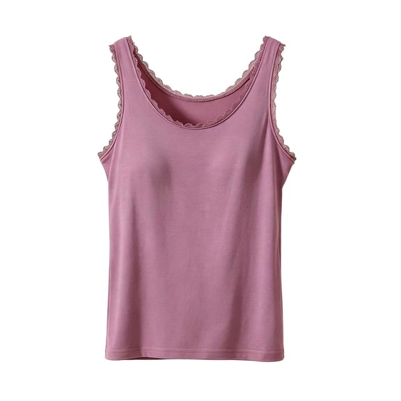 Levmjia Womens Tank Tops Sleeveless Summer Tops Round Neck Casual Basic Solid Color Comfortable Loose Fit Fashion Cami Layering Undershirts