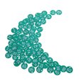 thumbnail image 3 of Miangastore Number Plate Green 100Pcs 1.4X1.4X0.04In, 3 of 9