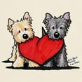 thumbnail image 3 of CafePress - Cairn Terrier Heartfelt Duo Light T Shirt - Men's Classic Graphic T-Shirt, 3 of 4