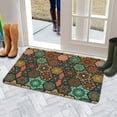 thumbnail image 5 of Bohemian Brown Geometry (6) Door Mat 30 X 17 Inch Welcome Doormat Indoor Outdoor Entrance Floor Mat Non Slip Spring Summer Decor Rubber Mats, 5 of 6
