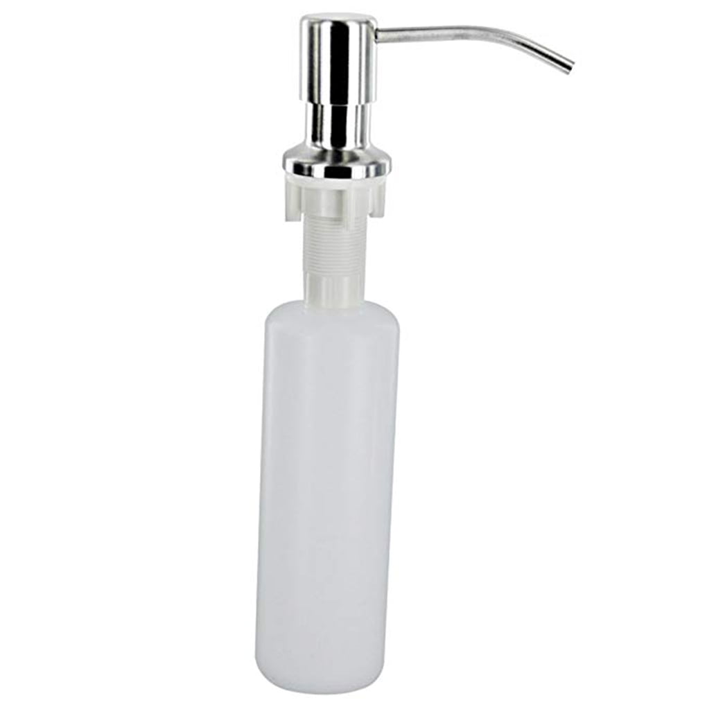 Kitchen Sink Faucet Plastic Soap Dispenser With Stainless Steel Replacement Pump For Liquid Lotion Shampoo Container Walmart Canada