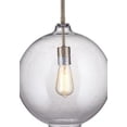 thumbnail image 3 of Bassett Mirror Chauncey Edison Bulb Pendant in Antique Brass and Glass, 3 of 3