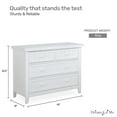 thumbnail image 5 of Dream On Me Maple Double Dresser, White, 5 of 6