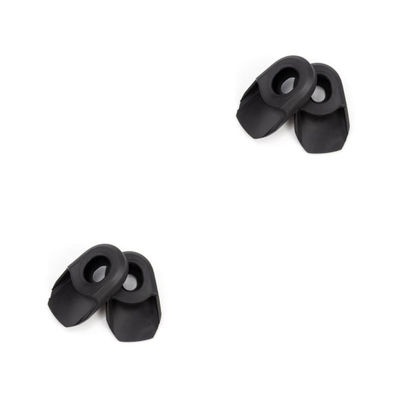Eigraketly VIARON - Pack de 2 protectores de bielas para bicicleta, a prueba de polvo, para maletero Negro 2piezas