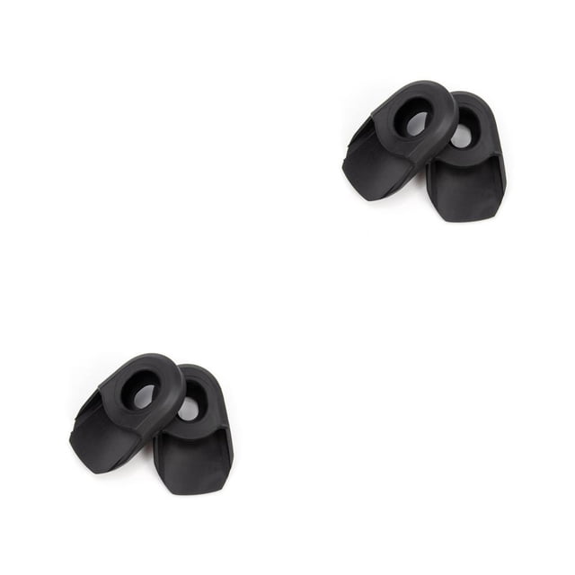 Yuarrent VIARON Pack de 2 Protectores de Bielas de Bici Tapa de Silicona Cubre Botas Negro 2Conjunto