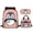 Penguin, variant on Binienty Cute Ladybug School Backpack for Girls 4-6 Lightweight Little Girls Bookbag with Lunch Box and Pencil Case 3 In 1 Kids Back to School Gifts