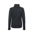 thumbnail image 2 of Killtec Women's Rakel Knitted Fleece Full Zip Cardigan, Dark Grey Stripe \ Grey Stripe,4 - US, 2 of 2
