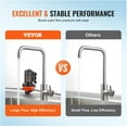 thumbnail image 2 of VEVOR Diaphragm Pump 3.3 GPM 110V 6 ft. Height Water Submersible Pump 45 PSI 0.24 HP 1/2 in. MNPT Inlet/Outlet for Boat RV, 2 of 8