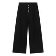 thumbnail image 6 of Mens Straight Leg Jeans with Double Pleats Relaxed Fit Casual Wide Leg Trousers, 6 of 6