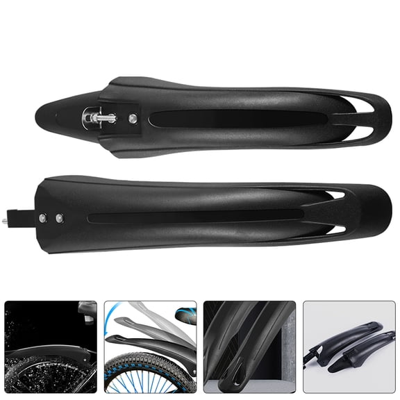 BESTYASH 1Set Sturdy ABS Bike Mudguard Rear Fender Splash Protection for Bicycle Riding