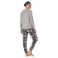 thumbnail image 5 of Secret Treasures Women's and Women's Plus 2-piece Stretch Knit Velour Top and Jogger Set, 5 of 5