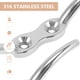 thumbnail image 5 of FESTFENDS 4Ud Cleats Para De Inoxidable 316 Resistentes A Corrosión Color Para Embarcaciones, 5 of 6