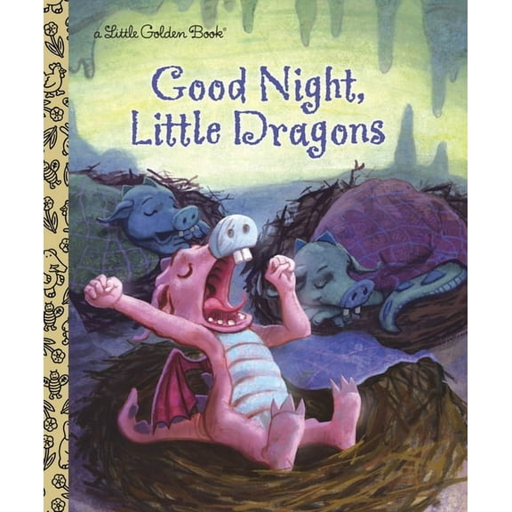 Little Golden Book Good Night, Little Dragons, (Hardcover)