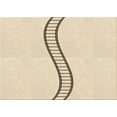thumbnail image 1 of Ahgly Company Indoor Rectangle Patterned Moccasin Beige Area Rugs, 8' x 12', 1 of 6