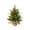 YELLOW, variant on Mini Artificial Christmas Tree, 17.7 Inch PVC Tabletop Tree With Red Berry Decor and Wrapped Base