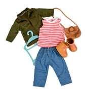 My Life As Traveler Fashion Set for 18-inch Doll, 6 Pieces Included