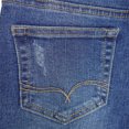 thumbnail image 5 of KIDSCOOL SPACE Big Boys Jeans,Kids Elastic Band Inside Ripped Holes Denim Pants,Deep Blue,9-10 Years, 5 of 5