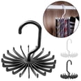 thumbnail image 2 of Bangcool Tie Hook Multipurpose Twirl Plastic Scarf Organizer Tie Rack Holder for Closet, 2 of 6