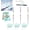 3PCS, variant on High Sensitivity Night Fishing Float Bite Alert for Rods, Ice Fish Tip up Alarms Indicators Equipment with LED Lights & Sound, Waterproof Buzzer Detector for Night Fishing Set Wireless