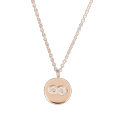 thumbnail image 2 of Collar Infinito LuckyLy Acero Inoxidable con Zirconia Cúbica Modelo Tara rosa UNITALLA, 2 of 8