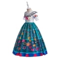 thumbnail image 1 of Ropa para niños, vestido de princesa con estampado de casa completa mágica, vestido para niños, ropa de actuación de cosplay, 1 of 3