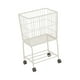 thumbnail image 1 of Carrito de lavandería con ruedas, cesta de lavandería multifuncional, accesorio para el hogar que ahorra espacio Blanco, 1 of 9