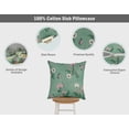 thumbnail image 3 of Vargottam Luxury, Printed Mint Green5 CushionCoversDecorative PillowCoversSquareThrow Pillowcase -12x12Inches, 3 of 6