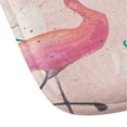 thumbnail image 3 of Society6 Cynthia Haller Pink Flamingo Tropical Pattern Bath Mat 34" x 21", 3 of 3