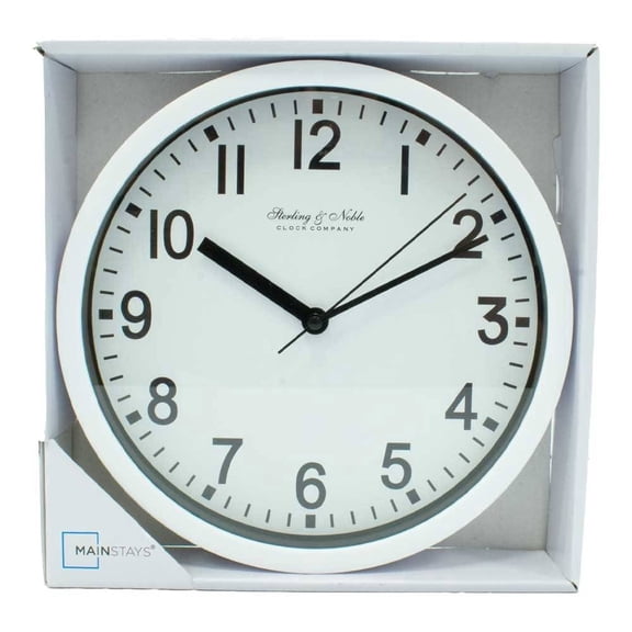 Reloj de Pared Mainstays Circular Blanco