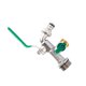 thumbnail image 4 of Double Tap 1 Inch and 1 * 3/4 Inch Outlet with Thicken Outlet Valve Detachable for Garden Drinking Water Farm Crops with Green Handle, 4 of 5