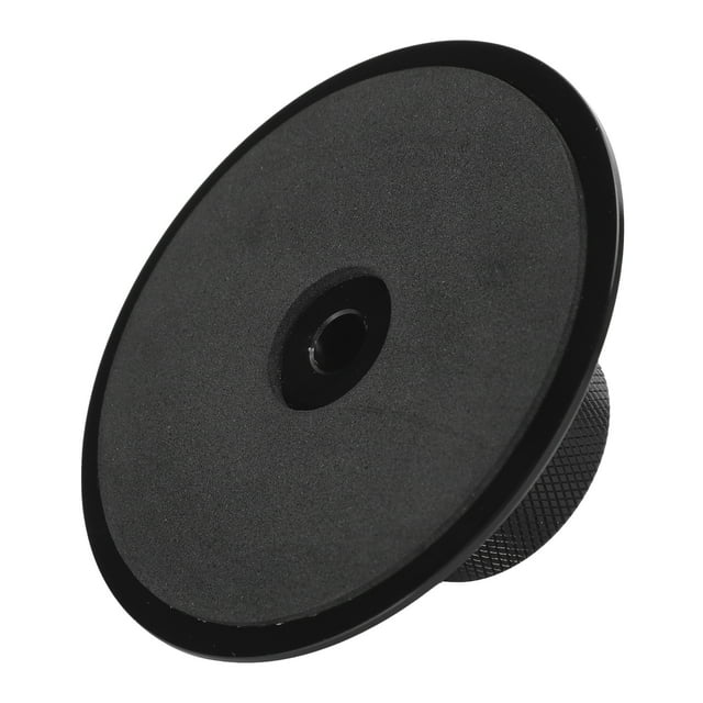 Record Clamp, Aluminium Alloy Shakeproof Compact Turntable Record Stabilizer for LP Player Silver,Black