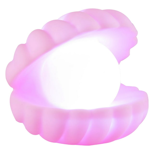 Lámpara Decorativa De Noche De Concha De Perla Pequeña Exquisita Lámpara Decorativa De Noche De Concha Luminosa De Larga Duración Lámpara Led Con Palanca De Bloqueo De Interruptor Inferior Scienceny HA026649-01