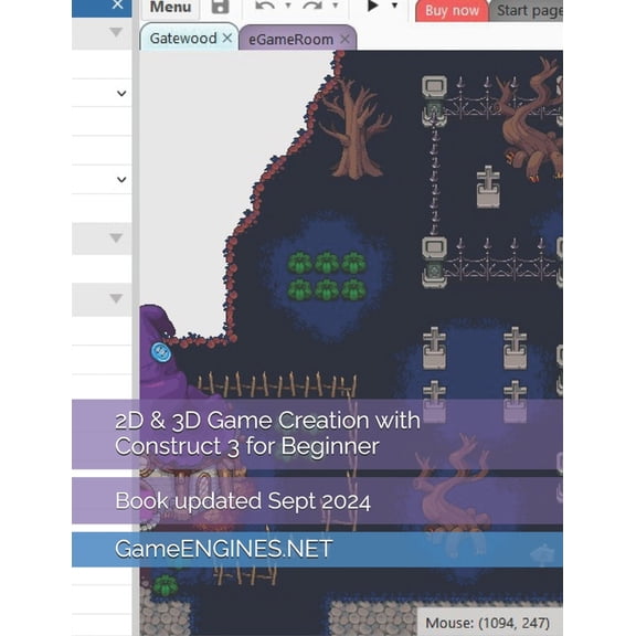 Gameengines Game Creation 2D & 3D Game Creation with Construct 3 for Beginner, (Paperback)