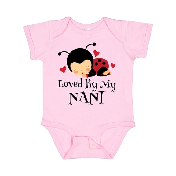 Inktastic Loved by My Nani Girls Baby Bodysuit