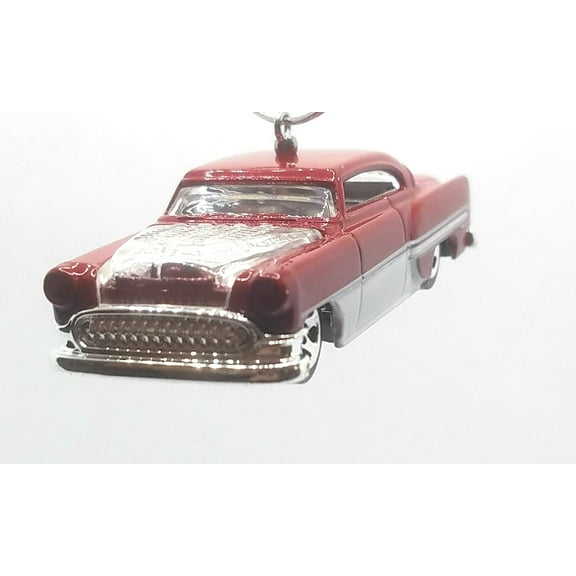 Christmas Ornament for 1953 Chevy Dark Red White