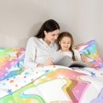 thumbnail image 5 of Homewish Kids Personalized Gifts Bedding Comforter Set,Bowknot Latter K Twin Comforter Sets,Colorful Rainbow Bedding Set For Girls Teens,Lightweight Room Decoration Reversible,2 Pieces, 5 of 8