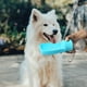 thumbnail image 5 of Botella de agua para perro, dispensador plegable portátil para mascotas, botella de agua con filtro de carbón activado, a prueba de fugas, materiales de grado alimenticio (10 oz, azul), 5 of 5
