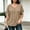 Brown, variant on ClodeEU Women's V Neck Short Sleeve Button Down T-Shirt, Casual Loose Fit Blouse Black,Women's Plus XXL
