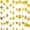 Yellow star, variant on 10pcs Gold Star Hanging Garlands Party Decorations for Birthday Wedding New Year Graduation Hanging Banner (130ft in Total)