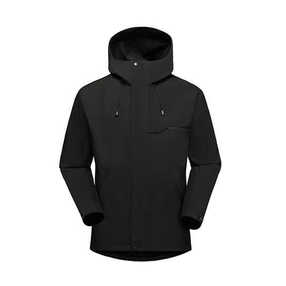fheaev Rain Jackets for Women Spring Winter Waterproof Hooded Pocket Zipper Jacket Outdoor Mountaineering Clothing Sports Raincoats with Pocket for Outdoor Hiking