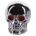 thumbnail image 1 of Calaveras para puños de bicicleta cromado negro, 1 of 3