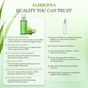 Aloderma Aloe Hydrating Face Moisturizer with 71% Organic Aloe Vera - Face Lotion for Women & Men with Hyaluronic Acid for Soft, Nourished Skin, Oil Free Moisturizer for Face, Facial Moisturizer