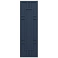 thumbnail image 5 of Ekena Millwork 12"W x 42"H True Fit PVC Hastings Fixed Mount Shutters, Starless Night Blue (Per Pair - Hardware Not Included), 5 of 9