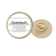 thumbnail image 1 of Broche de oro metálico circular, 1 of 3