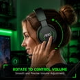 thumbnail image 4 of AOC Wireless Gaming Headset for Xbox Series X|S,Xbox One,PS5, PS4,PC,Mac,Switch,Bluetooth,2.4GHz USB Over Ear Gaming Headphones with Flip-to-Mute Mic,50mm Drivers,RGB Lights, Black, 4 of 10