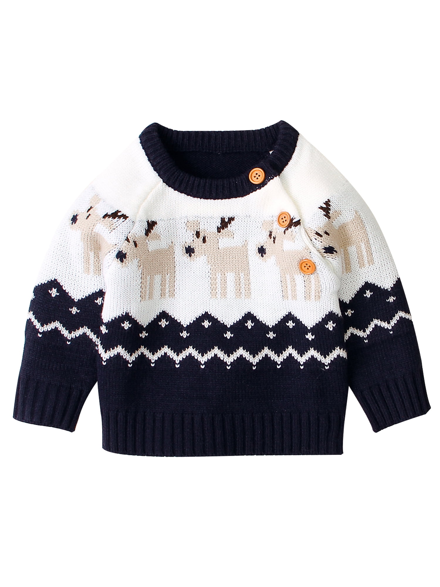 Amaone Baby Sweater Girls Boys for 6-24Months Cartoon Cat Pullover Cute Warm Newborn Knitwear Infant Unisex Tops Clothes 