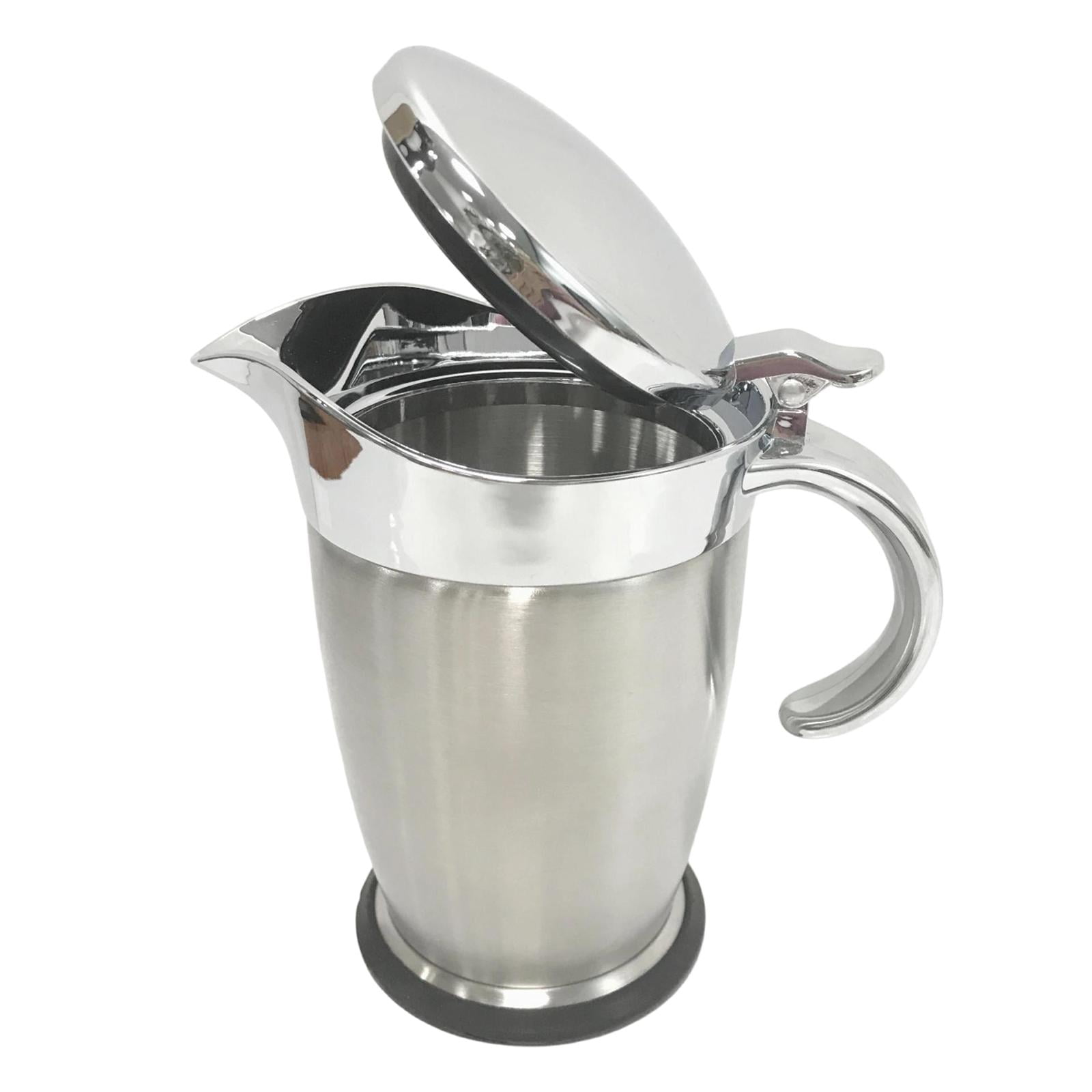 Sauce Jug Gravy Pitcher Thermal Pot Double Insulated Stainless Steel Design for Home Kitchen Restaurant Use